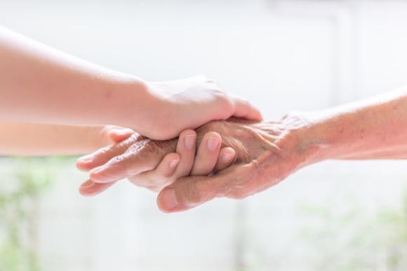 Palliative care for people at the end of life. Home care in Woking. Kind hands.